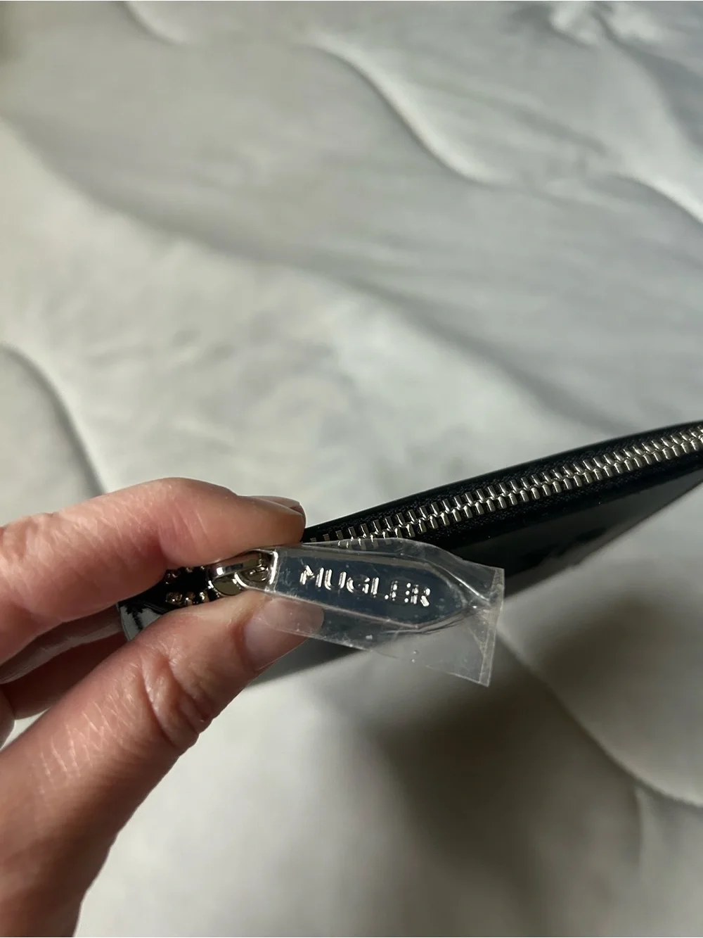 Thierry Mugler zippered pouch